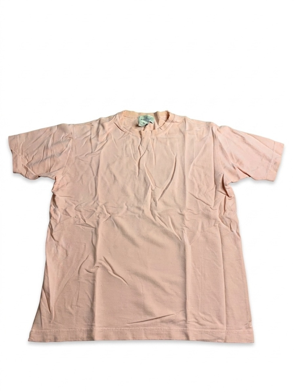Vintage The Galt Knitting Co. By Non-Fiction Peach Cotton T-Shirt Size M